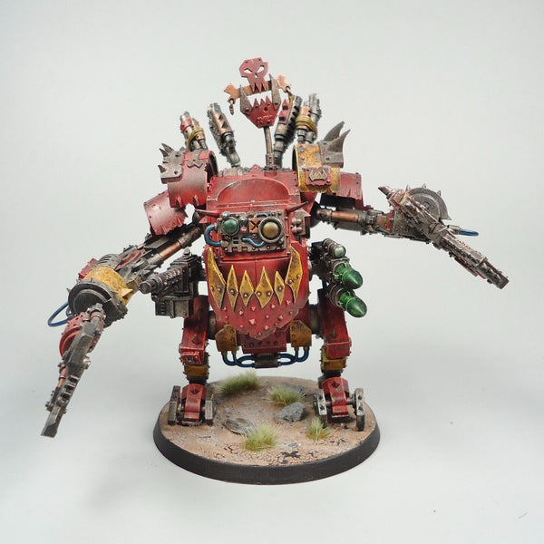 Warhammer 40k Ork Army Ork Deff Dread Painted And Based