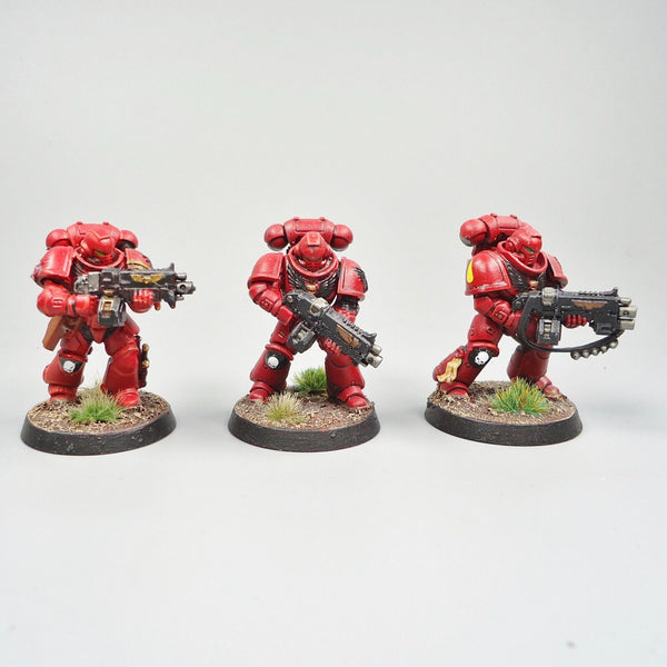 Space Marines Blood Angels Intercessors Squad Painted Warhammer 40k Army