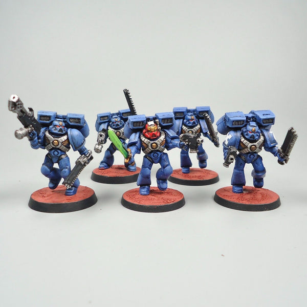 Warhammer 40k Army Space Marines Ultramarines Assault Squad Painted