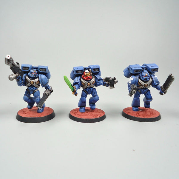 Warhammer 40k Army Space Marines Ultramarines Assault Squad Painted