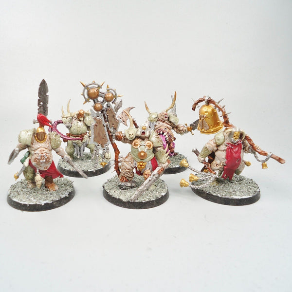 Death Guard Putrid Blightkings x5 Painted Warhammer 40k Army Chaos Space Marines