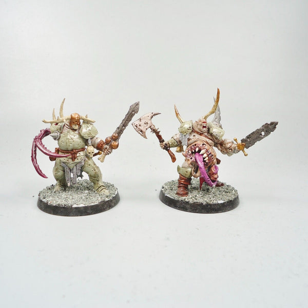 Death Guard Putrid Blightkings x5 Painted Warhammer 40k Army Chaos Space Marines