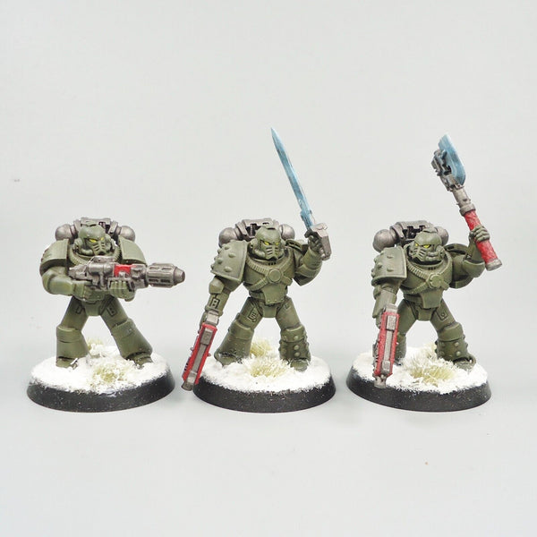 Warhammer 40k Space Marines x3 Painted