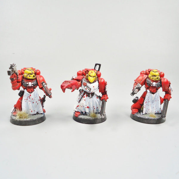 Warhammer 40k Space Marines Blood Angels Assault Marines x5 Painted