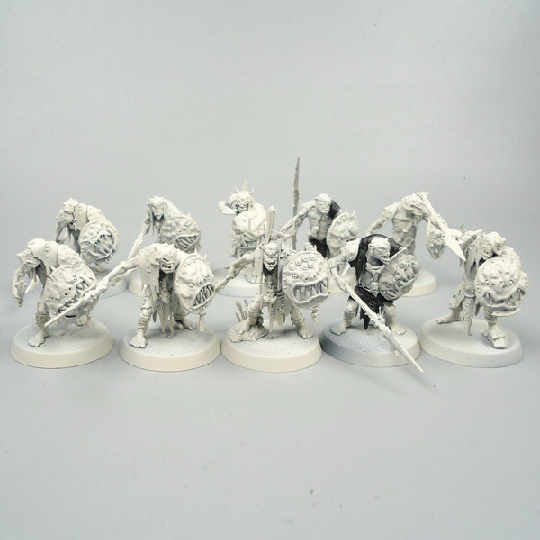 Kruleboyz Gutrippaz x10 Undercoated - Warhammer Fantasy Age of Sigmar Army