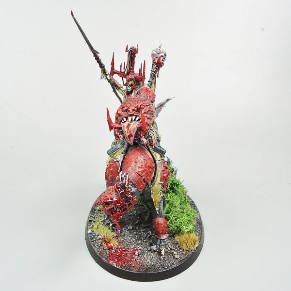 Killaboss on Great Gnashtoof - Kruleboyz Orruk Warhammer Fantasy Age of Sigmar