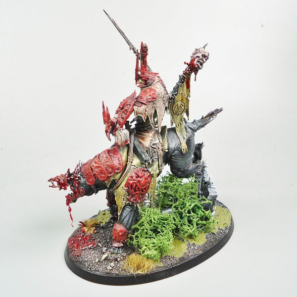 Killaboss on Great Gnashtoof - Kruleboyz Orruk Warhammer Fantasy Age of Sigmar