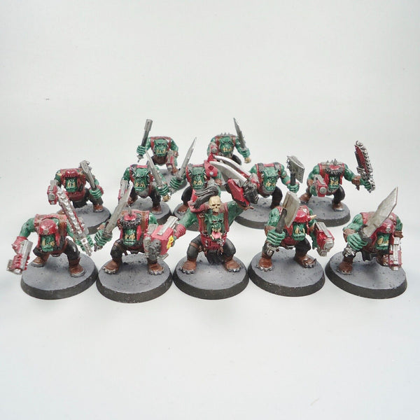 Ork Boyz x12 Painted - Warhammer 40k Army