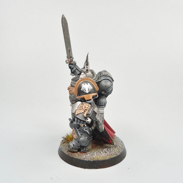 Space Marines Raven Guard Captain In Gravis Armour Painted - Warhammer 40k Army