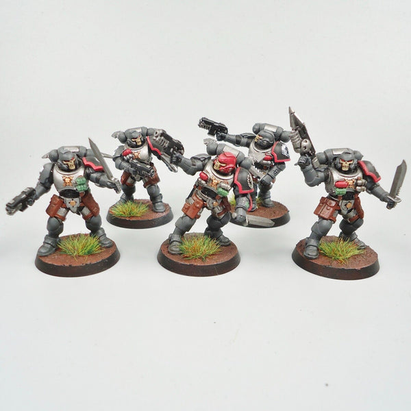 Space Marines Raven Guard Primaris Reivers x5 Painted - Warhammer 40k Army