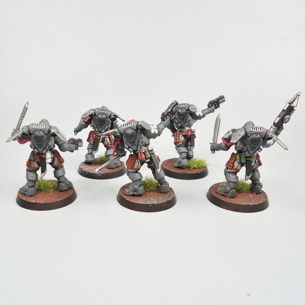 Space Marines Raven Guard Primaris Reivers x5 Painted - Warhammer 40k Army