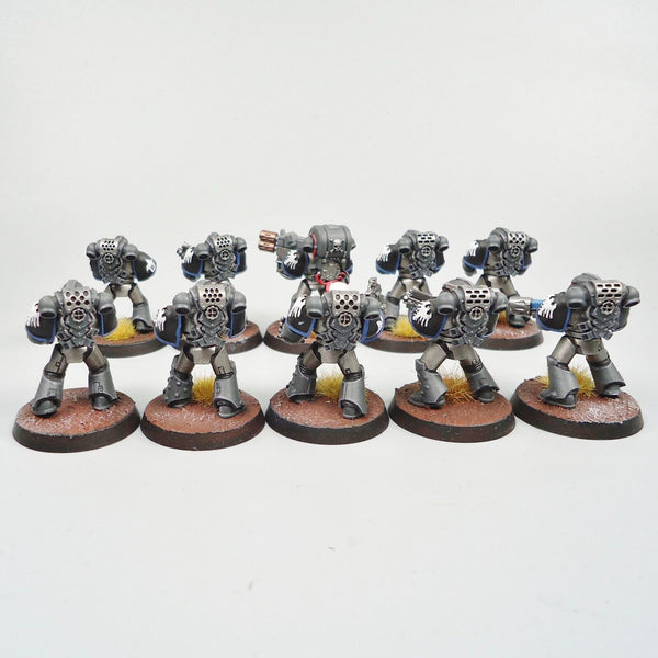 Space Marines Raven Guard Tactical Squad Painted - Warhammer 40k Army