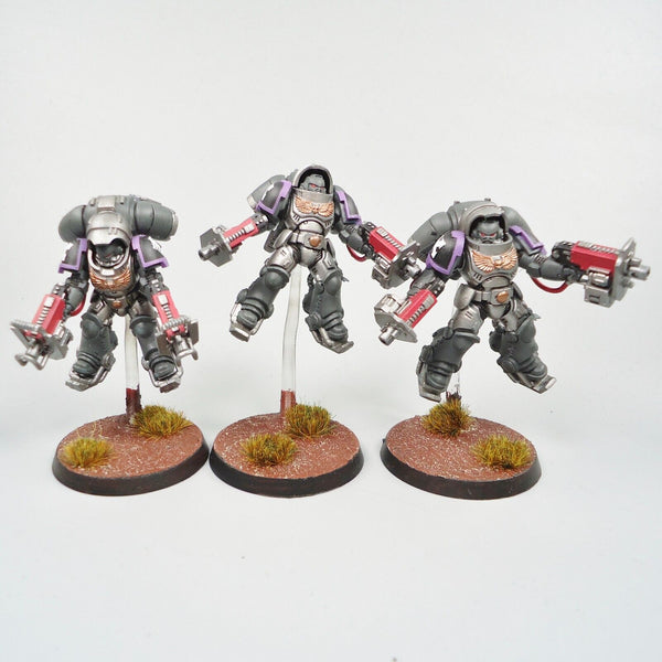 Space Marines Raven Guard Primaris Inceptors x3 Painted - Warhammer 40k Army