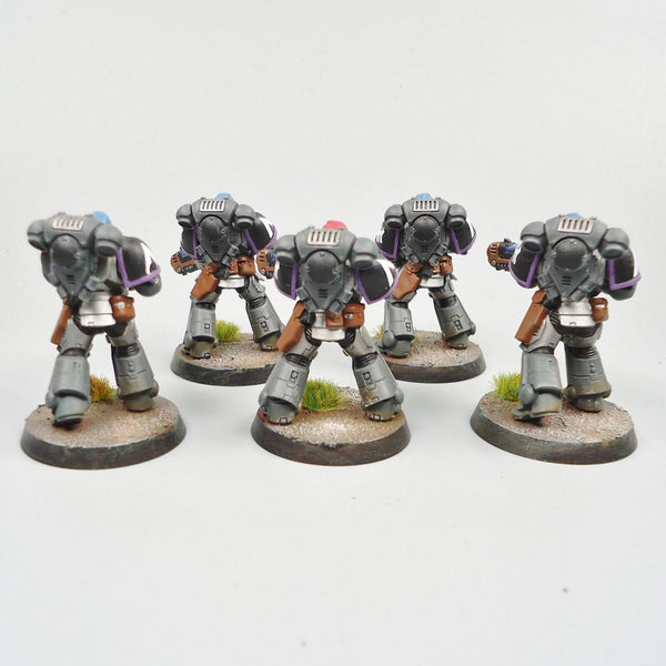 Space Marines Raven Guard Primaris Hellblasters x5 Painted - Warhammer 40k Army