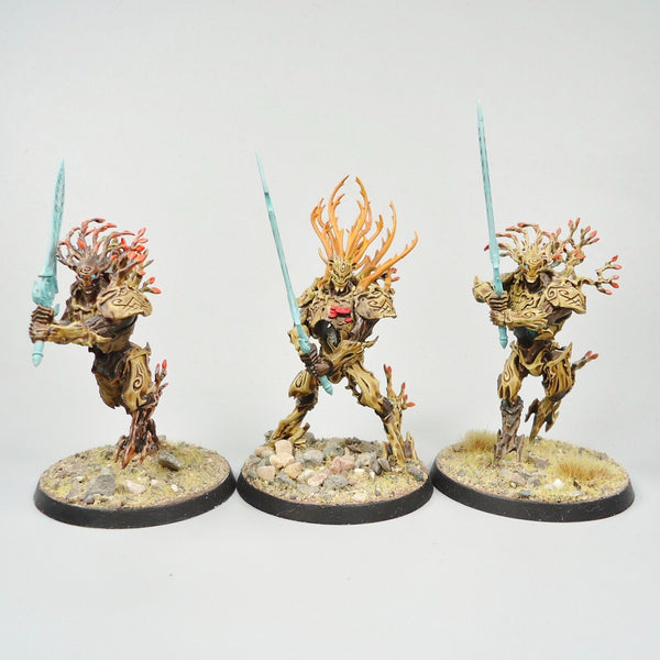 Sylvaneth Kurnoth Hunters x3 Painted - Warhammer Fantasy Age of Sigmar Army