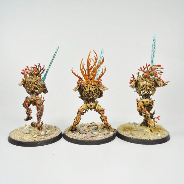 Sylvaneth Kurnoth Hunters x3 Painted - Warhammer Fantasy Age of Sigmar Army