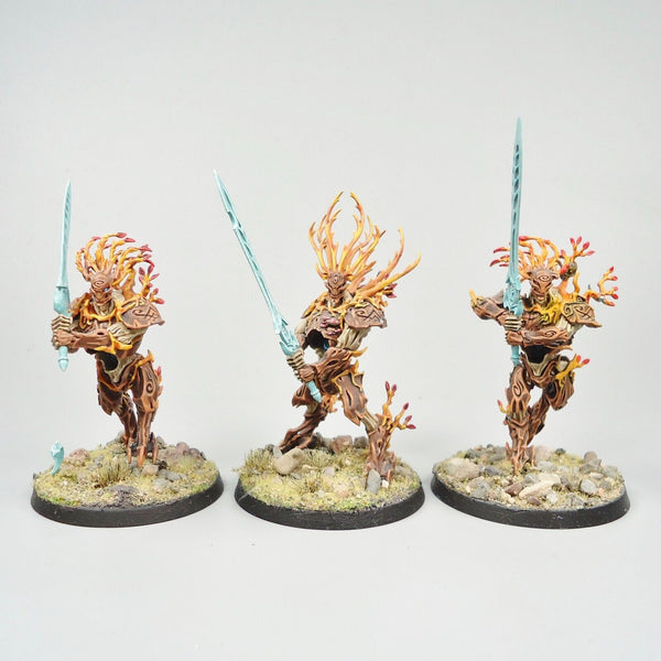 Sylvaneth Kurnoth Hunters x3 Painted - Warhammer Fantasy Age of Sigmar Army