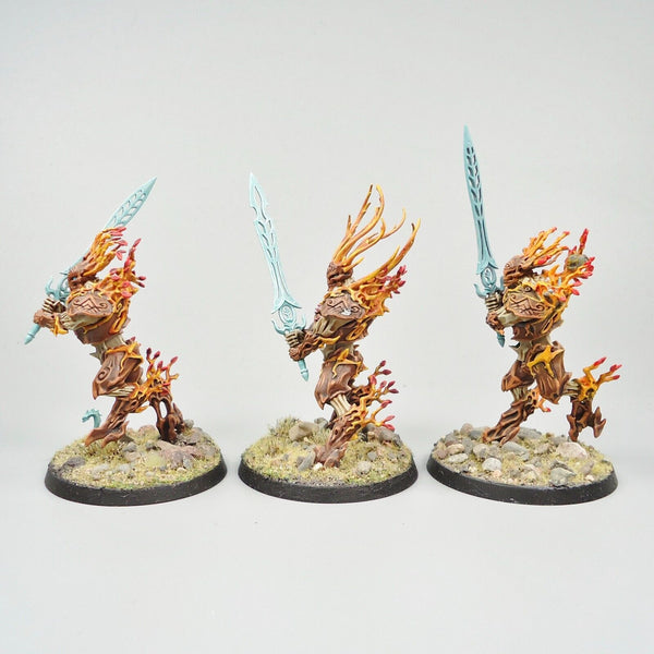 Sylvaneth Kurnoth Hunters x3 Painted - Warhammer Fantasy Age of Sigmar Army