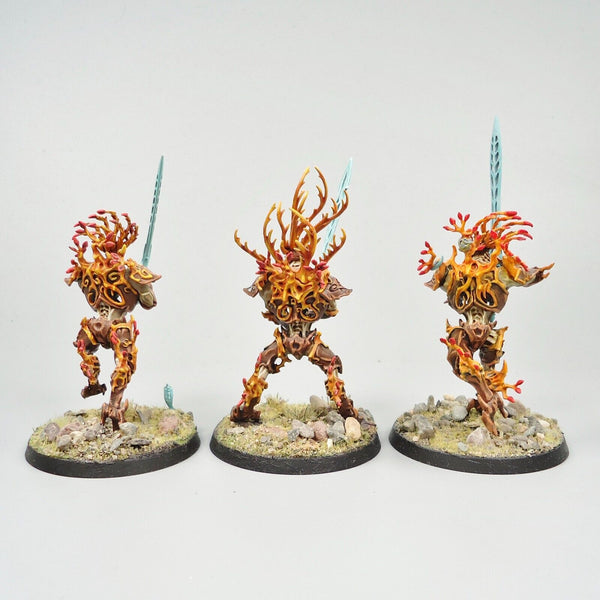 Sylvaneth Kurnoth Hunters x3 Painted - Warhammer Fantasy Age of Sigmar Army