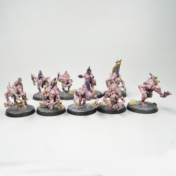 Flesh Eater Courts Crypt Ghouls x9 Painted Warhammer Fantasy Age of Sigmar Army