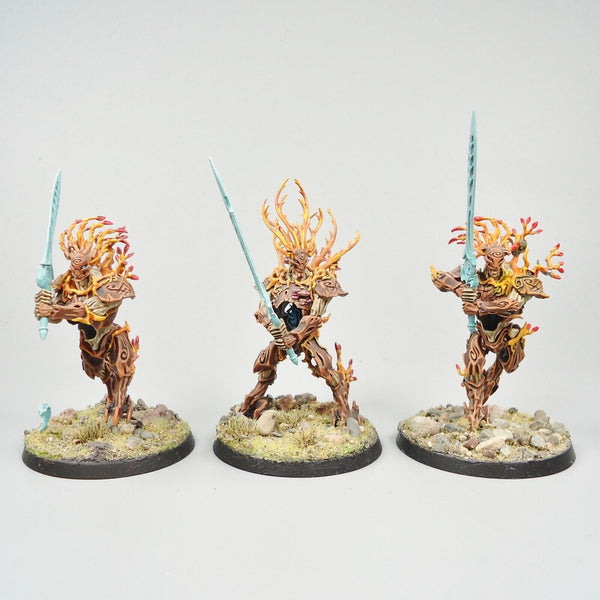 Sylvaneth Kurnoth Hunters x3 Painted - Warhammer Fantasy Age of Sigmar Army