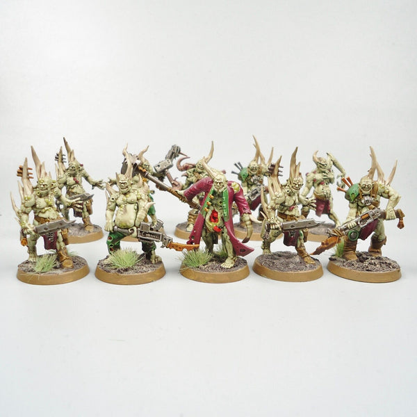 Death Guard Poxwalkers x10 Painted  - Warhammer 40k Army