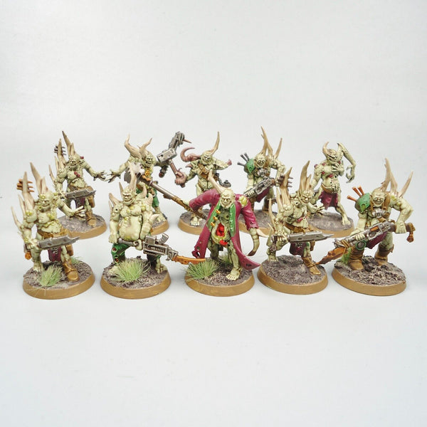 Death Guard Poxwalkers x10 Painted  - Warhammer 40k Army