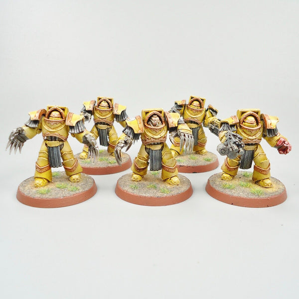 Warhammer 30k Horus Heresy Army Space Marines Imperial Fists Terminators x5