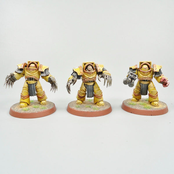 Warhammer 30k Horus Heresy Army Space Marines Imperial Fists Terminators x5