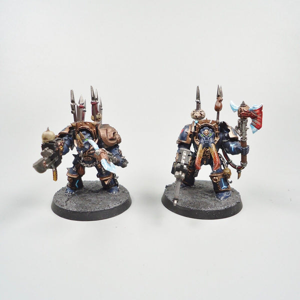 Warhammer 40k Army Chaos Space Marines Chaos Terminators x5 Painted