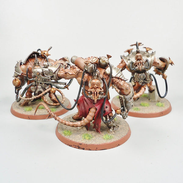 Warhammer Fantasy Age of Sigmar Army Skaven Stormfiends x3 Painted