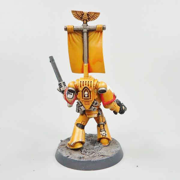 Warhammer 40k Army Space Marines Imperial Fists Lieutenant Painted