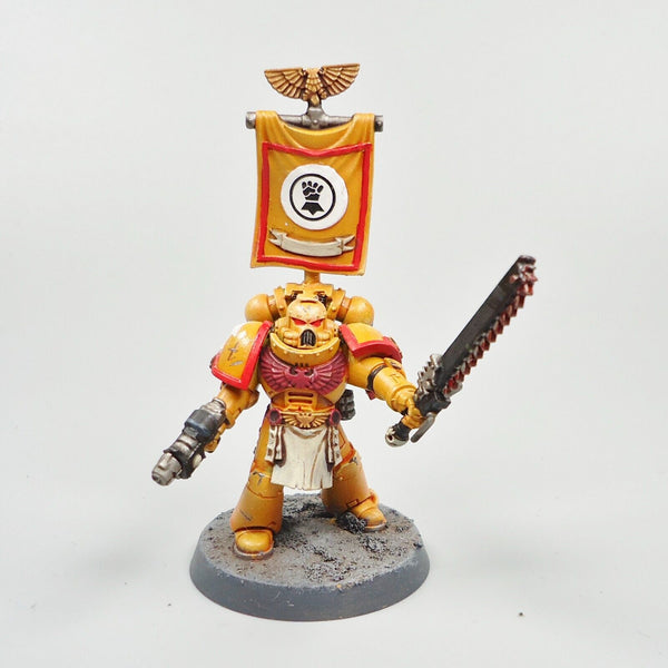 Warhammer 40k Army Space Marines Imperial Fists Lieutenant Painted