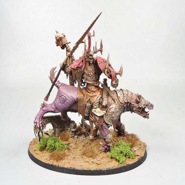 Kruleboyz Killaboss on Great Gnashtoof - Warhammer Fantasy Age of Sigmar Army