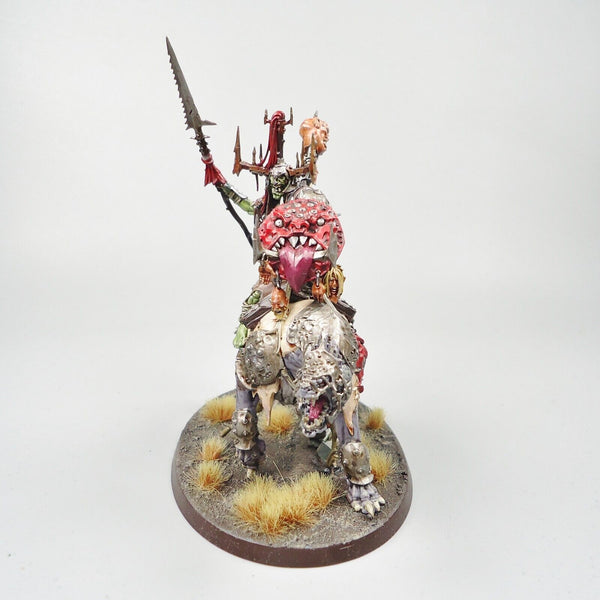 Kruleboyz Killaboss on Great Gnashtoof - Warhammer Fantasy Age of Sigmar Army