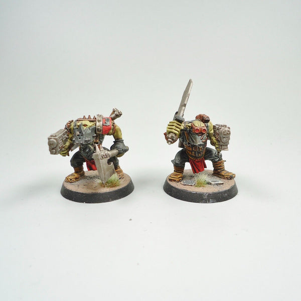 Warhammer 40k Ork Army Ork Custom Kommandos x5 Painted and Based