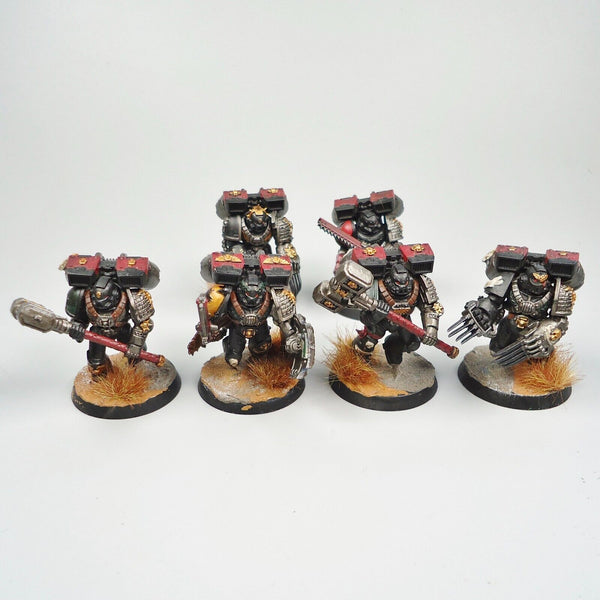 Warhammer 40k Army Space Marines Deathwatch Assault Marines x6 Painted