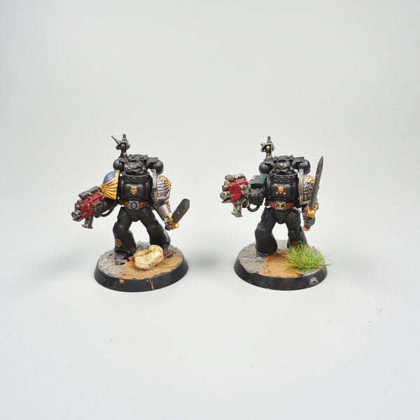 Warhammer 40k Army Space Marines Deathwatch Veterans x5 Painted