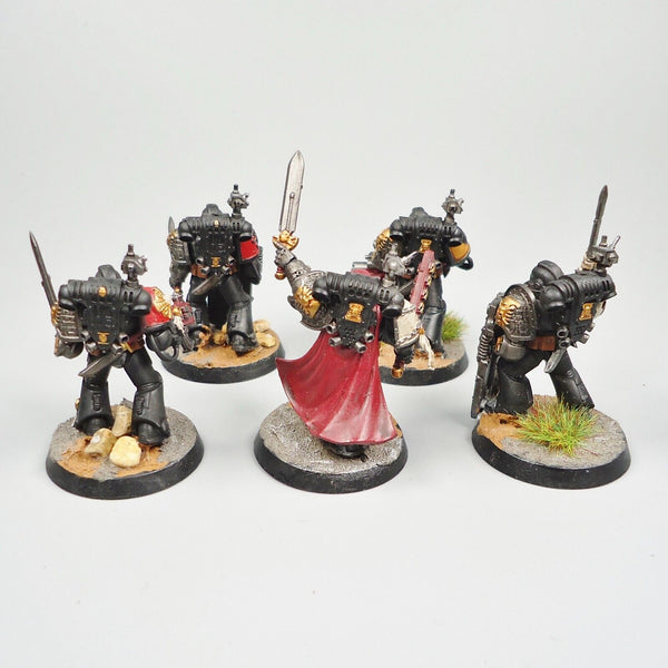 Warhammer 40k Army Space Marines Deathwatch Veterans x5 Painted