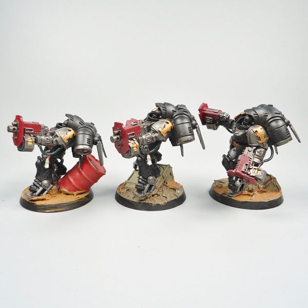 Warhammer 40k Army Space Marines Deathwatch Inceptors x3 Painted