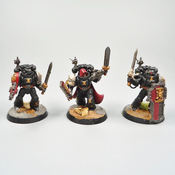 Warhammer 40k Army Space Marines Deathwatch Veterans x5 Painted