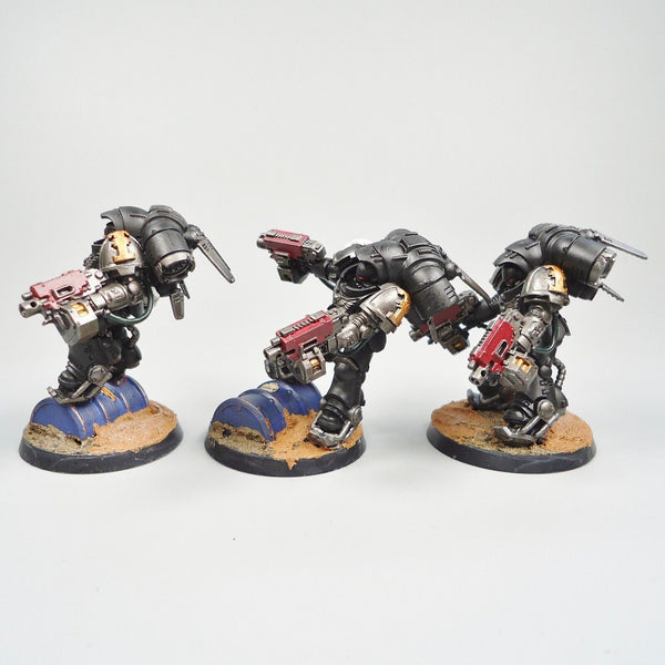 Warhammer 40k Army Space Marines Deathwatch Inceptors x3 Painted