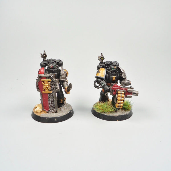 Warhammer 40k Army Space Marines Deathwatch Veterans x5 Painted