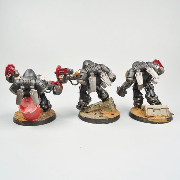 Warhammer 40k Army Space Marines Deathwatch Inceptors x3 Painted