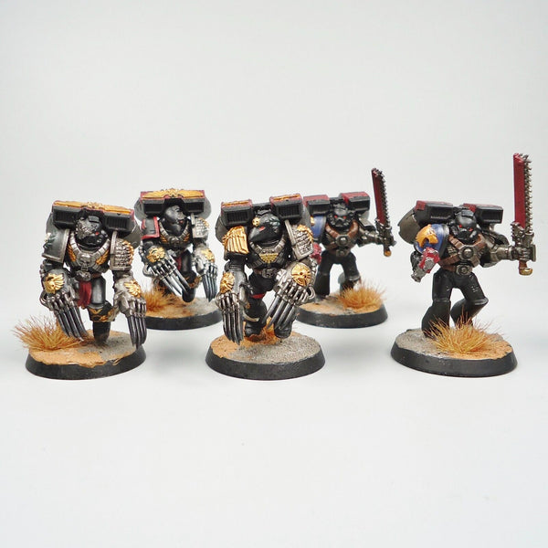 Warhammer 40k Army Space Marines Deathwatch Assault Marines x5 Painted