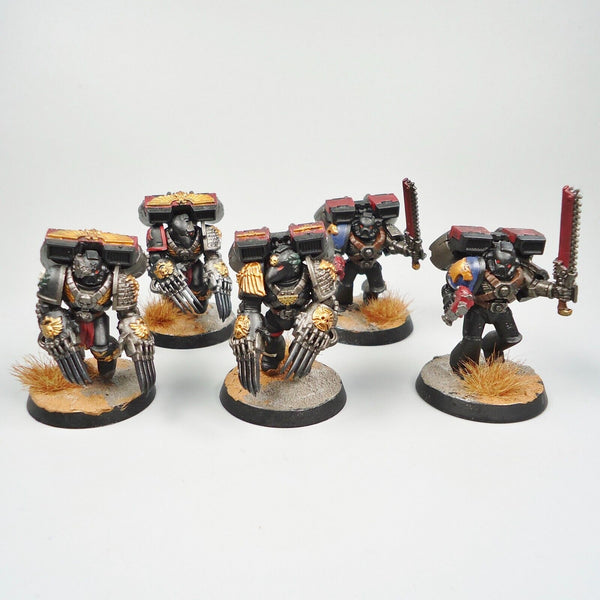 Warhammer 40k Army Space Marines Deathwatch Assault Marines x5 Painted