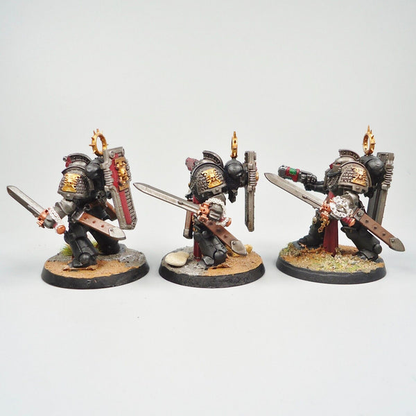 Warhammer 40k Army Space Marines Deathwatch Bladeguard Veterans x3 Painted