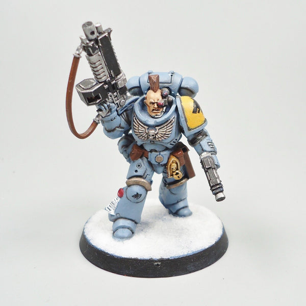 Warhammer 40k Army Space Marines Space Wolves Lieutenant Painted