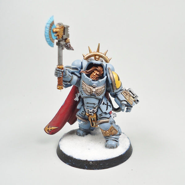 Warhammer 40k Army Space Marines Space Wolves Gravis Captain Painted