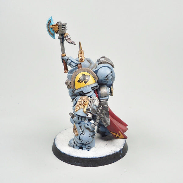 Warhammer 40k Army Space Marines Space Wolves Gravis Captain Painted